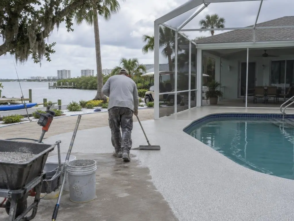 Pool Deck Resurfacing in St. Petersburg, FL